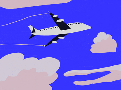 Airplane airplane blue cloud flight fly flying illustration plane sky travel
