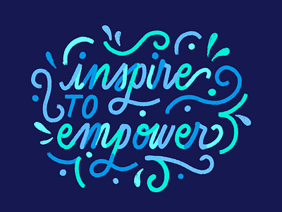 Happy Type Tuesday! empower inspire lettering tuesday type typography