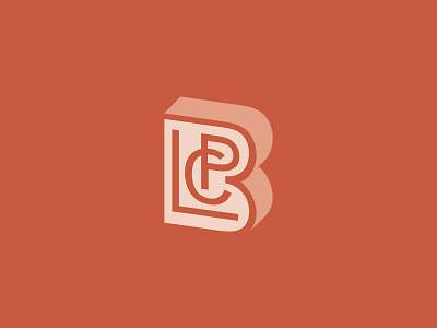CPLB identity letter logo logo 3d monogram monogram letter mark monogram logo wordmark