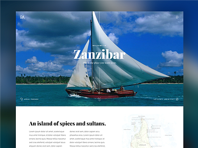 Travel Website Concept