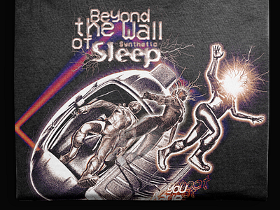 «Beyond the wall of synthetic sleep» T-shirt