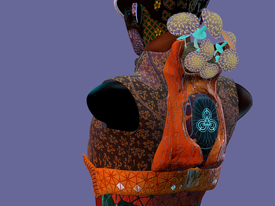 The Unnamed Woman III 3d c4d character design cinema 4d pixelberg render wip zbrush