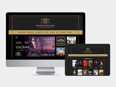 Cinema Website Design cinema web design