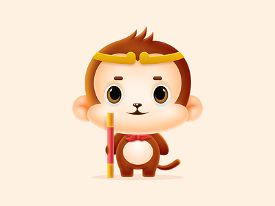 sun wukong branding design icon illustrations ui ui monkey vector