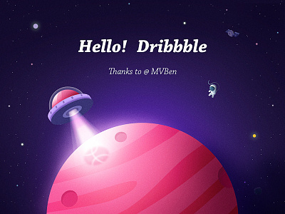 Hello Dribbble first shot hello dribbble invite sketch thanks