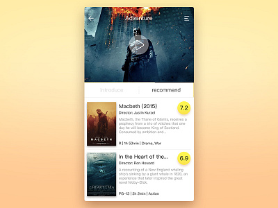 movie app icons interface movie ui video