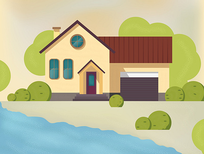 Illustration of home design graphic design illustration vector графическийдизайнер дом