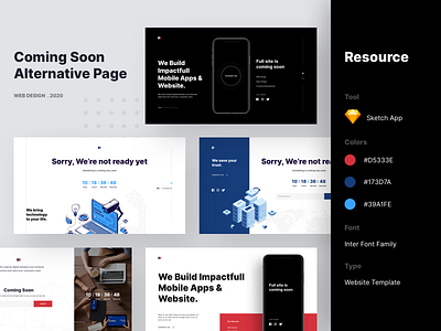 Coming Soon - Alternative Page coming soon coming soon page coming soon template comingsoon uidesign uiux uiuxdesign uxdesign webdesign website