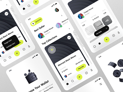 Enefty - NFT Mobile Apps UI Kit
