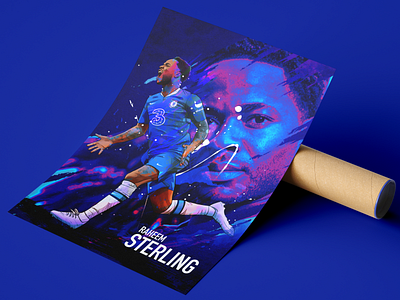 Raheem Sterling | Chelsea FC (Player Poster)