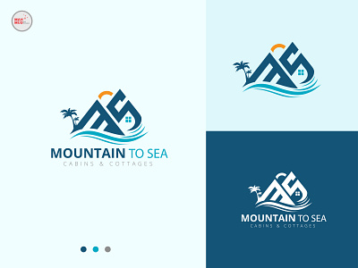 MS (mountain to sea) Logo Design