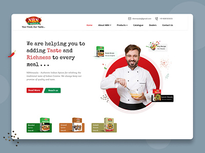 NBN Masala Web Design