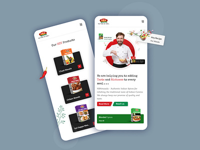 NBN Masala UI/UX mobile responsive nbn masala responsive ui ux