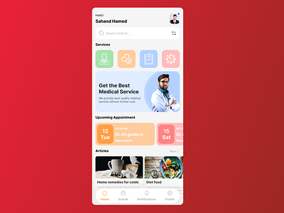 Doctor booking application app design graphic design typography ui uiux ux visual design