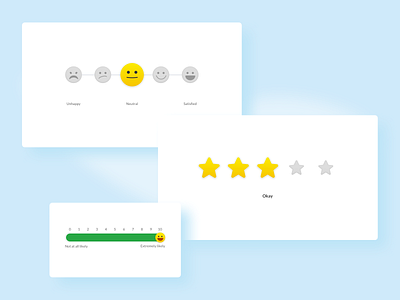 Rating UI components