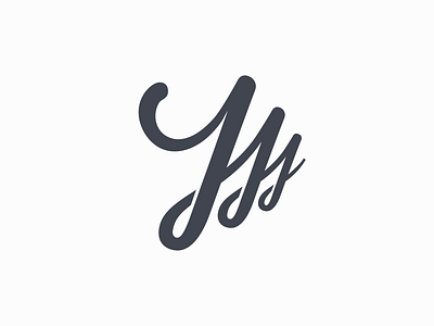 Scribble calligraphy jjj logo
