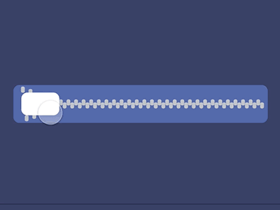Zipper! animation framer framers slide to unlock slider ui unzip zipper