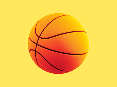 Basketball mark 2 3d basketball icon