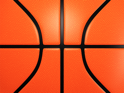 Basket Ball - Close up 3d basket ball icon nba