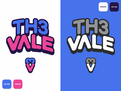 Th3Vale Rebrand Concept branding design graphic design logo typography vector