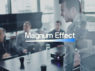 Magnum Effect Logo Designed branding design logo