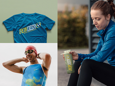 IRONDEER — Visual Identity brand identity branding logotype natural supplements packaging running sports triathlon visual identity