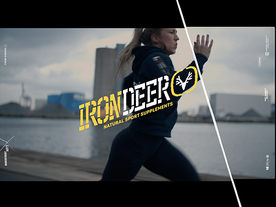 IRONDEER — Visual Identity brand identity branding logo design logotype natural supplements packaging running sports triathlon visual identity