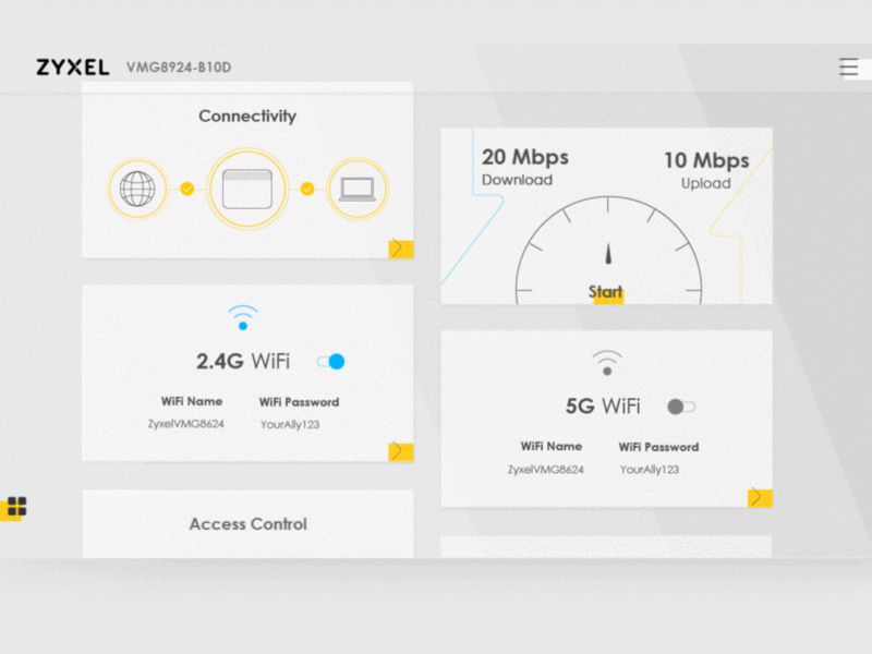 Web Configurator for Customer Equipment animation app design minimal ui ux web website