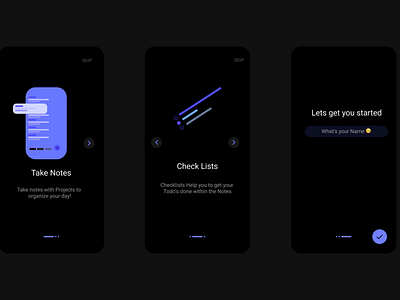 Snipnote - Notes app Onboarding