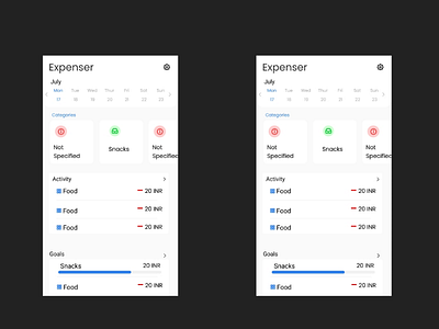 Expenses tracker branding collection collections design dribbble inspirational murals share shots ui uiuxdx ux website