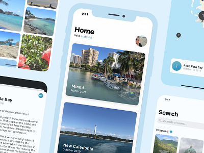 Luggy - Travel Journals airbnb app discover ios luggy mobile travel travel journal ui ux vacation world