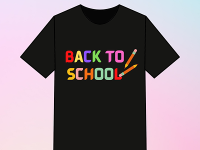 Back To School School T shirt Design design graphic design simple tshirt tshit designs typography