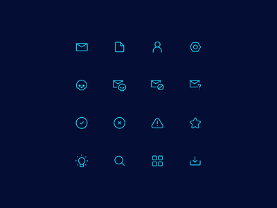 Outline icons