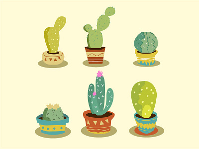 Cactus set for Freepik cactus vector