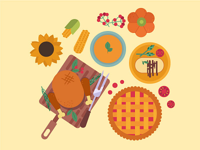 Thanksgiving for Freepik food thanksgiving vector