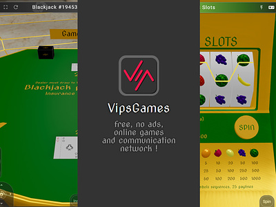 VipsGames launch ! 8ballpool blackjack chat colorful design diamond fruits game gaming interface luckywheel online pwa slots ui ux vips vipsgames vipsprojects
