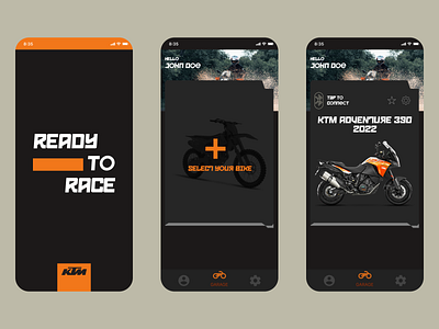 KTM Apps Clone app graphic design ui ux