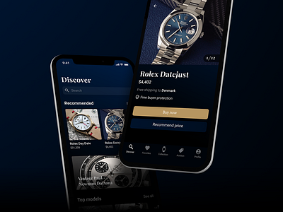 Chrono24 dark mode app redesign app browse chrono24 dark blue dark mode darkmode datejust day date daytona discover featured ios 13 patek philippe redesign rolex shopping submariner vintage watch watches