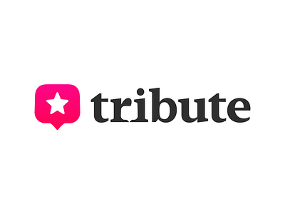 Tribute logo concert logo logodesign logotype music music app pink serif tech pink