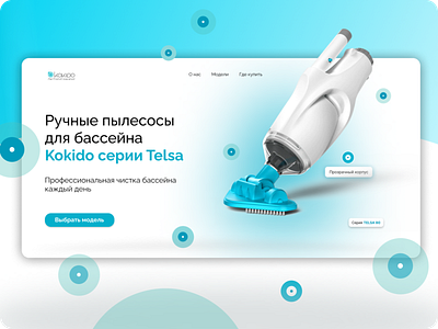 Pool cleaner Kokido Project branding design illustration ui ux vector