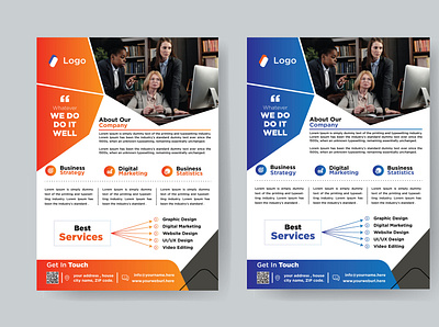 Corporate Flyer Design a4 a4 flyer branding business flyer corporate design corporate flyer corporate flyer design design flyer flyer design flyer design template flyer template graphic design illustration layout marketing page vector