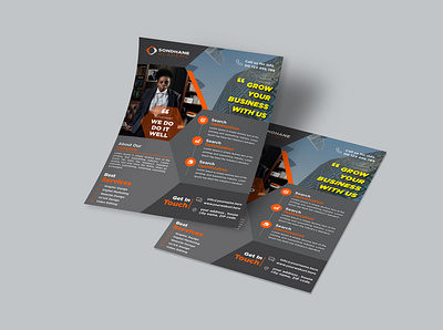 Corporate Flyer Modern Design a4 a4 flyer branding business flyer corporate flyer design flyer flyer design flyer design template flyer template graphic design green high quality high resulation illustration layout modern page vector