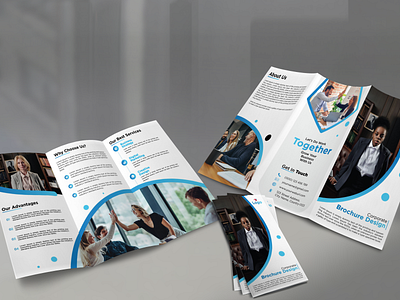 Trifold Brochure Design branding brochure brochure template corporate brochure corporate trifold brochure design flyer design template graphic design illustration trifold trifold brochure vector