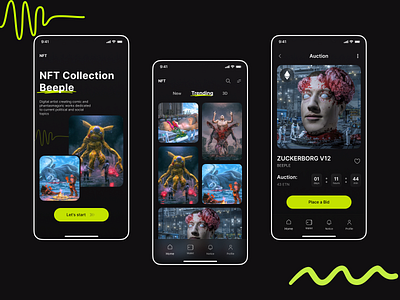 NFT Marketplace Mobile App