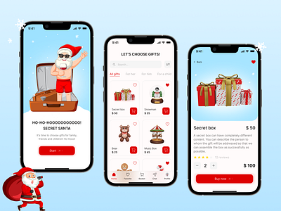 Holiday Special Christmas App UI🎄 It's That Time of the Year🎅