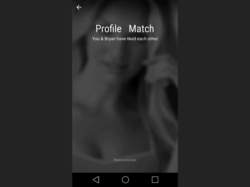 Profile Match android dating ios match message mobile profile ui