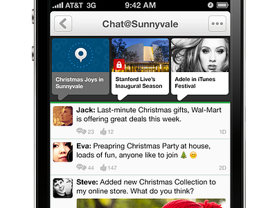 Conversation - iOS/iPhone apple apps bangalore chat conversation design i2fly india ios iphone mobile social treevivek ui vivek