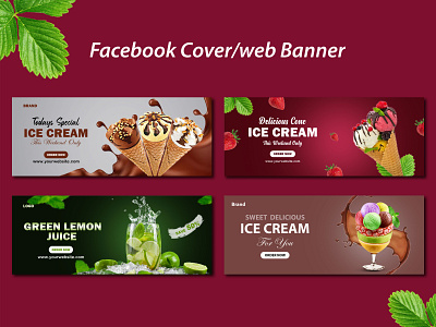 Facebook Cover/Web Banner banner business cafe marketing mobile poster restaurant