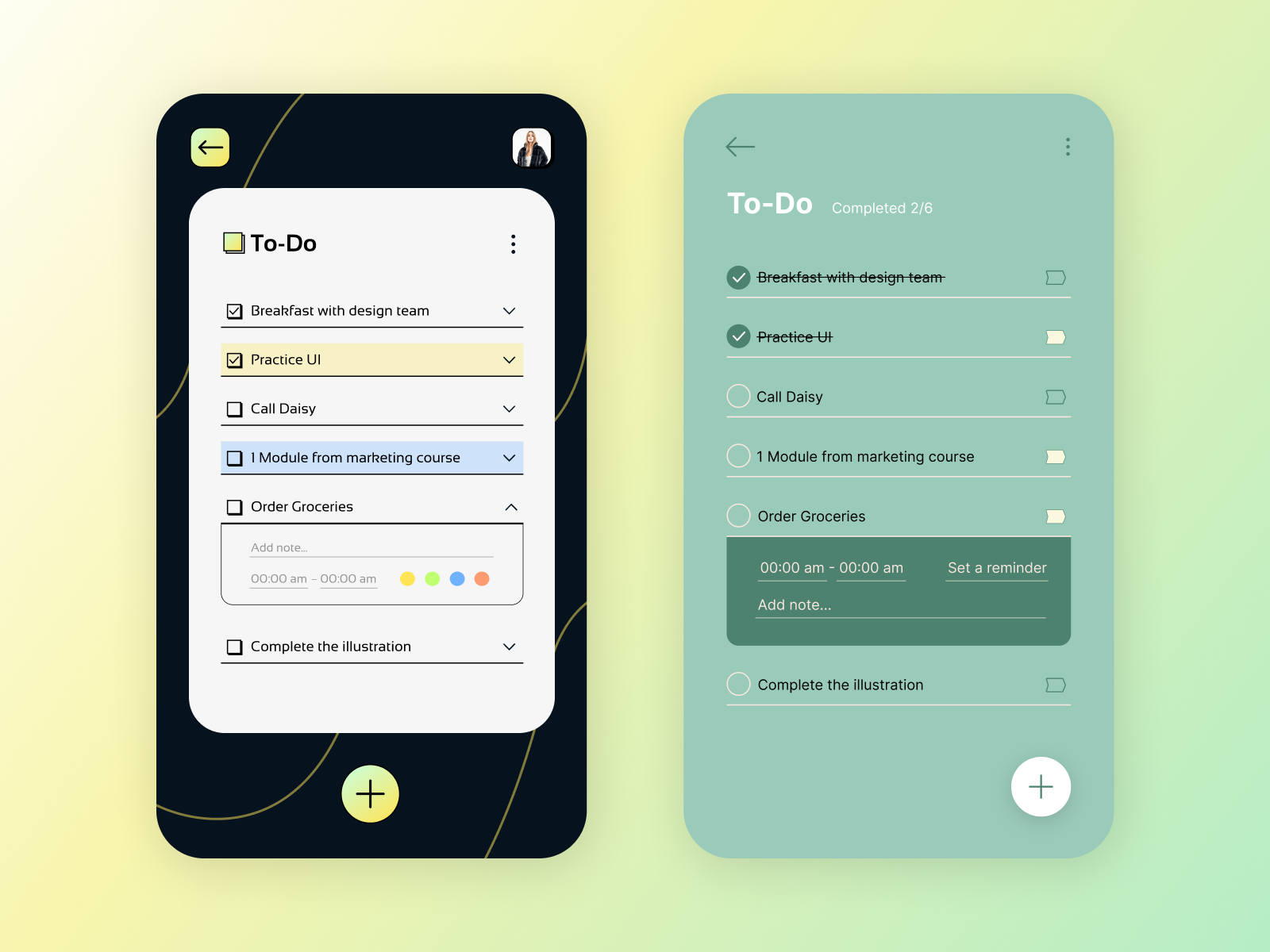 Select All List Ui