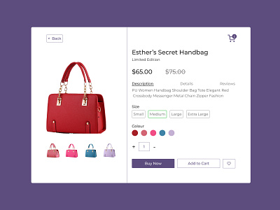 Product Details page